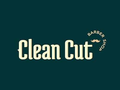 Barbershop 2d barbershop branding clean coffee daily art dailylogochallenge design logo logodesign logotype typography vector