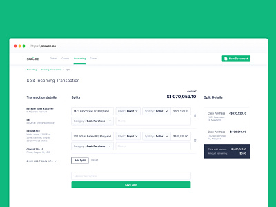 Split Transactions | Accounting