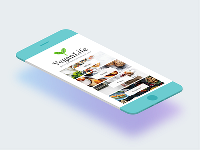 Mobile app for vegetarian restaurant app cafe design menu mint mobile app mobile design mobile ui restaurant ui ux vegan vegetarian