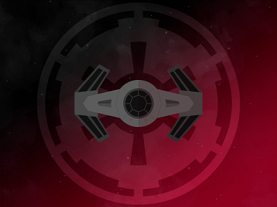 Tie Fighter illustration illustrator photoshop star wars tie fighter