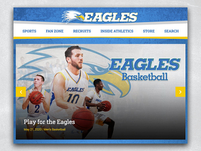 Play for the Eagles advertising athletics branding college photoshop sports