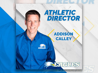 Eagles Athletic Director athletic logo athletics graphics social media social media design socialmedia sports