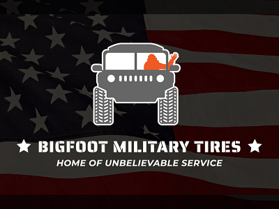 Bigfoot Military Tires adobe illustrator logo photoshop redesign webflow website