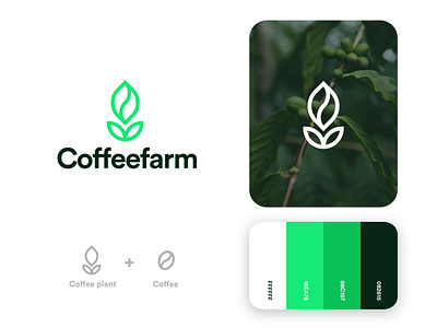 coffefarm logo design