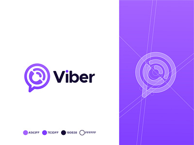 Viber logo redesign branding call logo colors design icon icons illustration logo designer logo mark logo new logo redesign logo refresh logodesign minimal modern logo phone logo purple logo typography vector viber