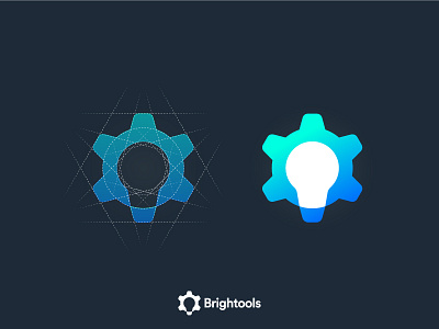 brightools logo Mark app icon brand design brand identity branding colors design grids icon illustration lamp logo concept logo design logo design branding logo designer logo grid logo icon logo mark modern logo symbol symbol icon