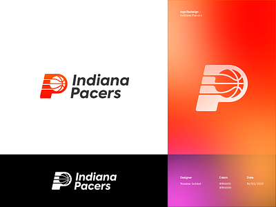 indiana pacers basketball brand guid brandi identity branding chicago design icon identity design jordan logo logo concept logo designer logo idea logodesign modern logo nba orange