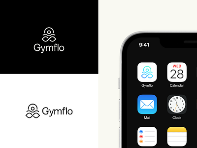 Gymflo logo design