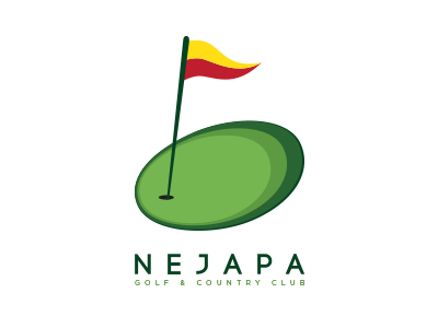 Nejapa Logo Design club design flag golf green logo