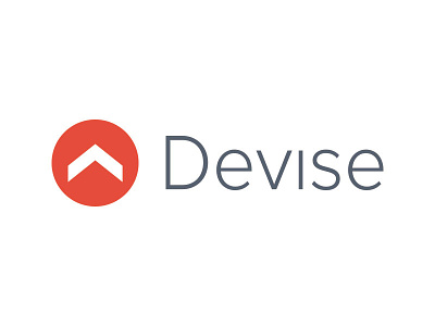 Devise Logo branding design freelance logo web app
