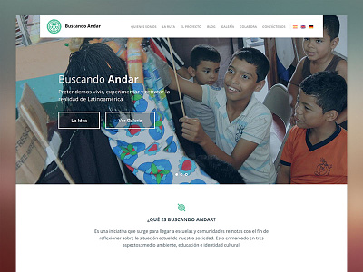 Buscando Andar design website