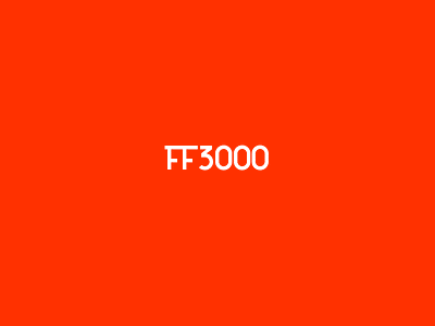 FF3000 color favorite ff3000 nice orange yes