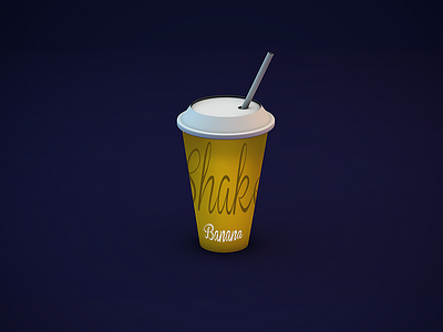 Banana Shake 3D 3d art banana c4d shake