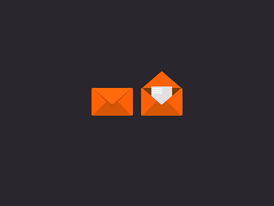 Simple Mail Icons art icons jestar mail orange