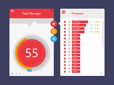 Minimal Task Manager art design flat jes7ar jestar laurence manager minimal task ui