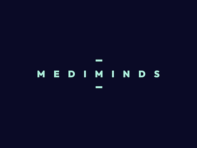 Mediminds Logo branding concept design flat graphic design logo medicin