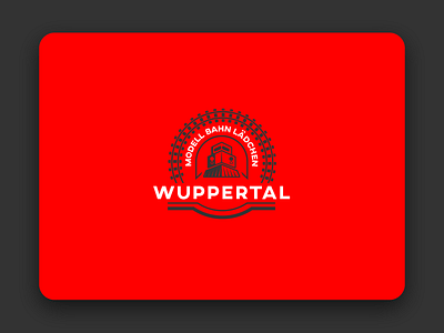 Modell Bahn Lädchen Wuppertal Logo art brand branding design logo railway shop train