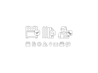 Mabe Pixel Icons design guy iconography icons map oven pixel pixelart search tool ui