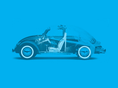 Beetle Double Exposure beetle blueprint car collage design doubleexposure photography volkswagen vw