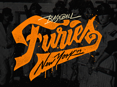 Baseball Furies baseball gang handmade lettering logo script sports thewarriors type typography warriors