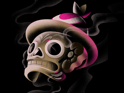 Dia de Muertos art calavera clay craft dead death diademuertos folk illustration mexican mexico skull