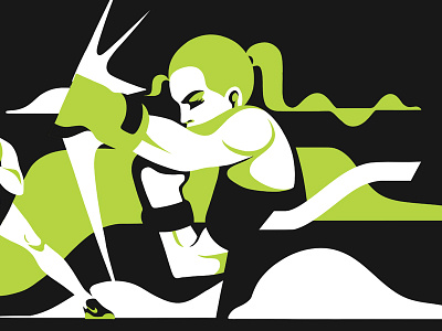 Boxing Woman by Alan (R3DO) Rodriguez on Dribbble