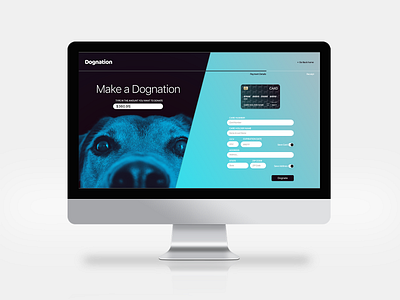 DOGNATION I check out I Daily UI I Challenge 002 challenge creditcard design donation payment ui web website