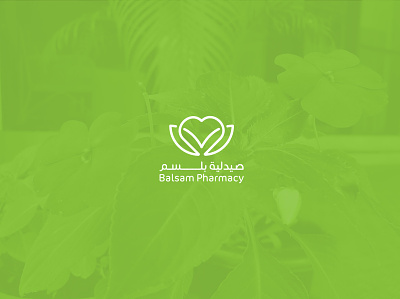 Balsam Pharmacy green logos magenta pharmacy
