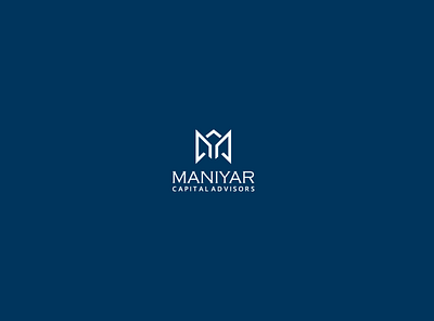 MANIYAR LOGO abstract abstract design blue brand creative design logo