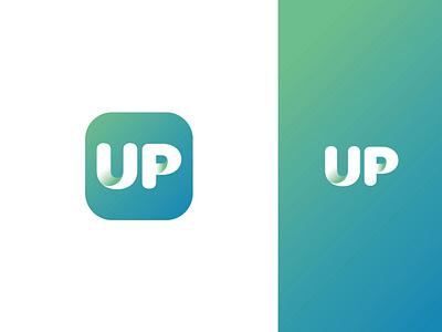 Up App app art blue colorful green up