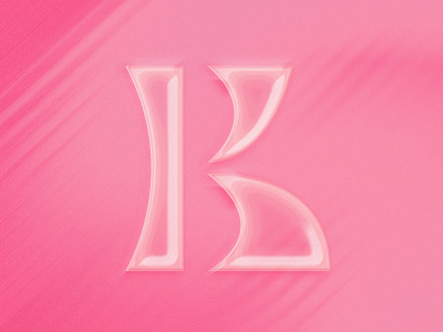 K is for kinetic 36days 36daysoftype k letter pink