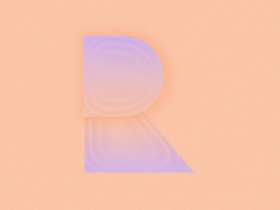 R is for radical 36days 36daysoftype letter pastel r type