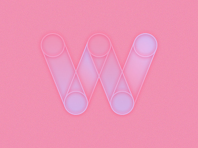 W is for wonder 36days 36daysoftype letter pastel type w