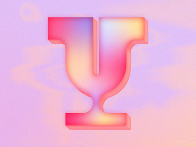 Y is for yummy 36days 36daysoftype gradient letter type y