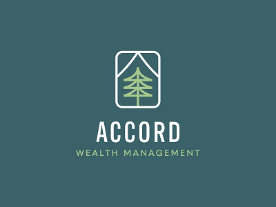 Accord / Opt. 1 branding finance green growth logo nature tree