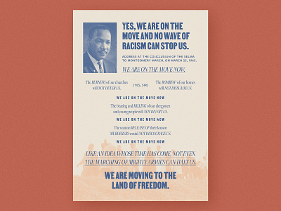 MLK civil rights history layout martin luther king mlk poster typography