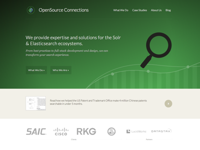 OpenSource Connections elasticsearch search solr website