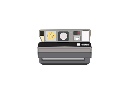 Spectra Polaroid Camera Illustration