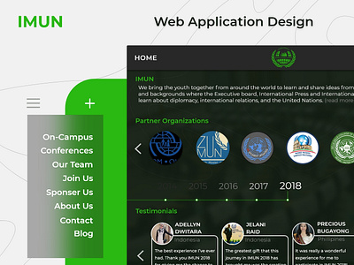 IMUN: Web Application Design adobe xd app branding design illustration ui ui design uidesign uiux user interface uxdesign xd