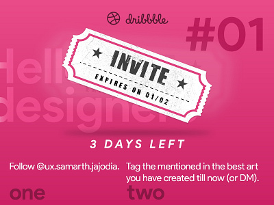 DRIBBBLE INVITATION