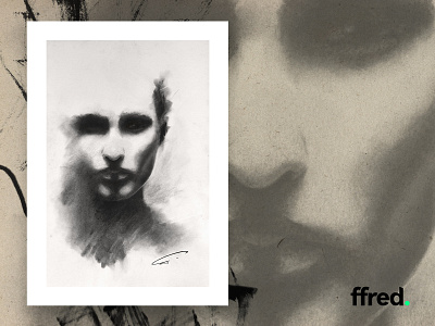 ffred. Charcoal Face (Casey BOUGH insparation)