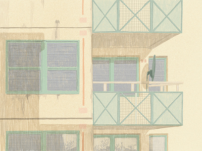 Window view illustration