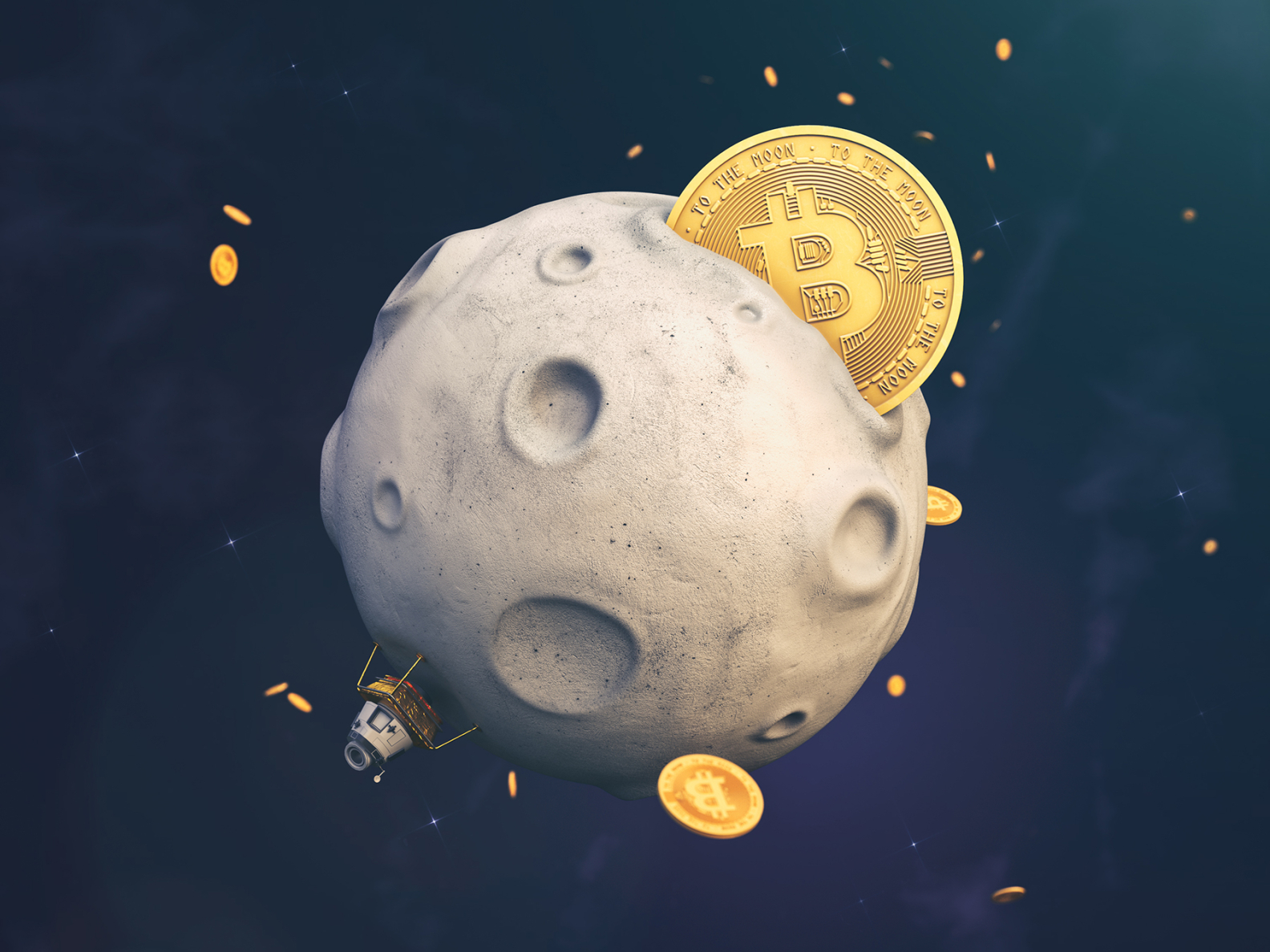 space moon crypto currency