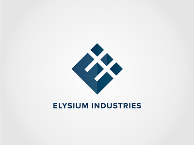 Concept for a brand called "Elysium Industries" a logo design brand branding design design ideas design logo artist flat icon illustration logo logo company logo logo designer logo ideas logodesign minimal typography