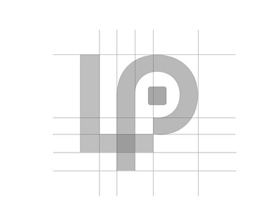 Lp Construction logo concept logo construction