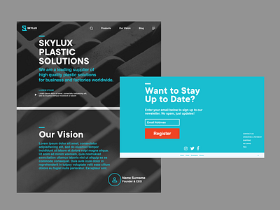 Website design concept graphic design landing page typography ux ux design uxdesign web website