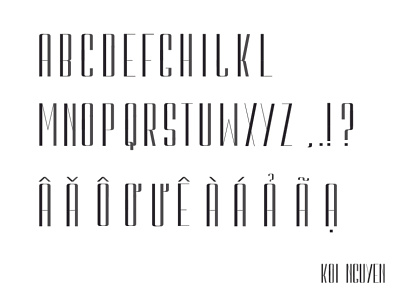 Zebr font design typography