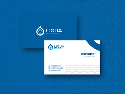 Name Card Design brand identity branding branding design identity design name card name card design water water logo