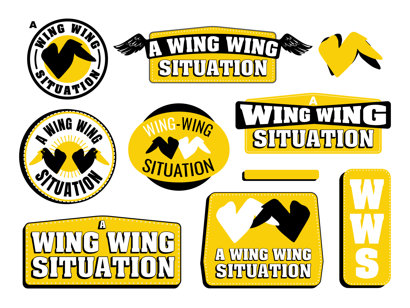 A wing wing situation by Anwr Odeh on Dribbble
