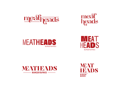 Meat head restaurant logo